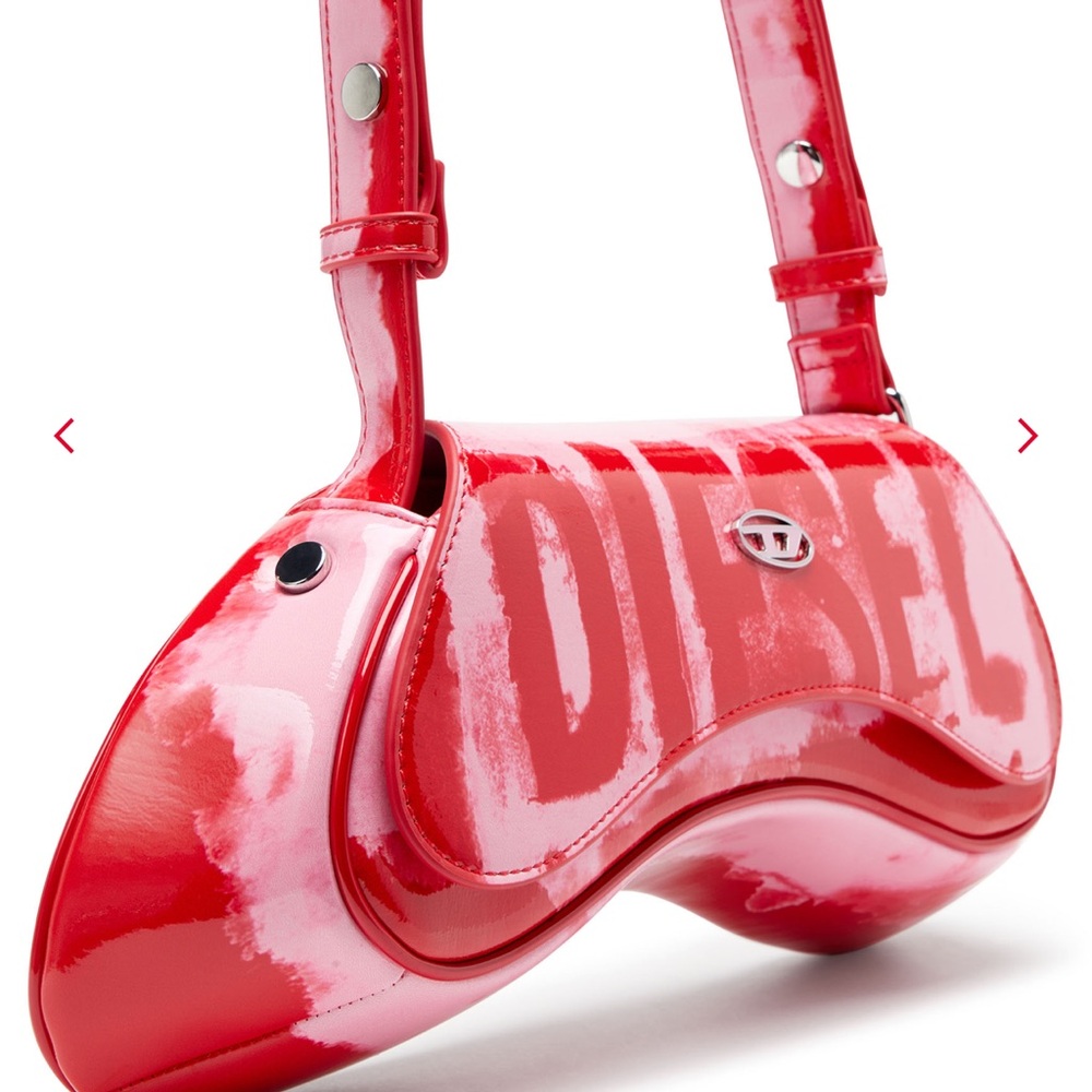 Diesel Red Shoulder Bag play crossbody - Picture 3 of 6